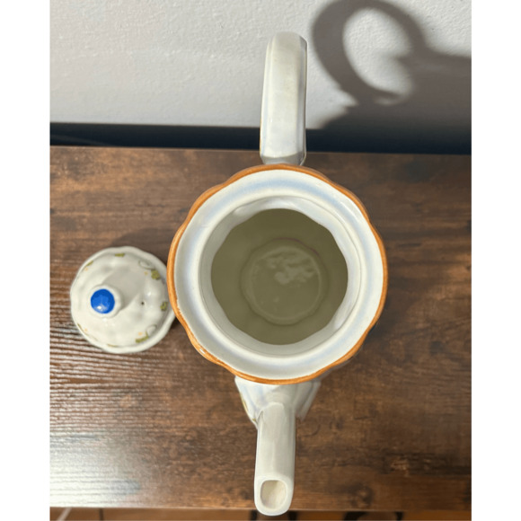 Metlox Vernon Bouquet Floral 8 Cup Tea Pot Mid Century Excellent Condition - Picture 9 of 13